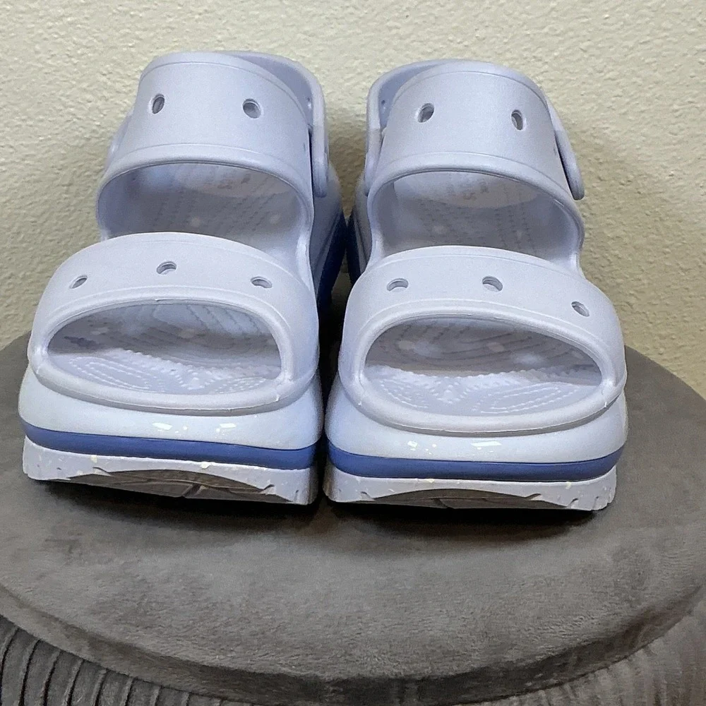 Crocs Classic Mega‎ Crush Sandal Dreamscape EUC W9 M7